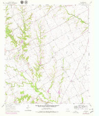 Boz Texas Historical topographic map, 1:24000 scale, 7.5 X 7.5 Minute, Year 1960