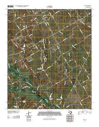 Boz Texas Historical topographic map, 1:24000 scale, 7.5 X 7.5 Minute, Year 2010