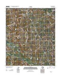 Boz Texas Historical topographic map, 1:24000 scale, 7.5 X 7.5 Minute, Year 2012