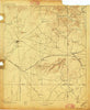 Brackett Texas Historical topographic map, 1:125000 scale, 30 X 30 Minute, Year 1896