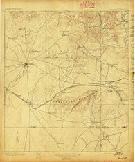 Brackett Texas Historical topographic map, 1:125000 scale, 30 X 30 Minute, Year 1897