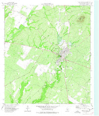 Brackettville Texas Historical topographic map, 1:24000 scale, 7.5 X 7.5 Minute, Year 1974