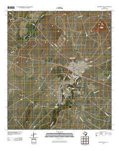 Brackettville Texas Historical topographic map, 1:24000 scale, 7.5 X 7.5 Minute, Year 2010