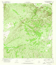 Brackettville NE Texas Historical topographic map, 1:24000 scale, 7.5 X 7.5 Minute, Year 1974