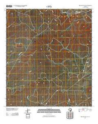 Brackettville NE Texas Historical topographic map, 1:24000 scale, 7.5 X 7.5 Minute, Year 2010