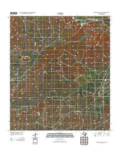 Brackettville NE Texas Historical topographic map, 1:24000 scale, 7.5 X 7.5 Minute, Year 2013