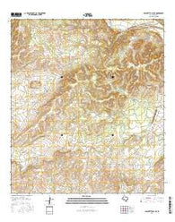 Brackettville NE Texas Current topographic map, 1:24000 scale, 7.5 X 7.5 Minute, Year 2016