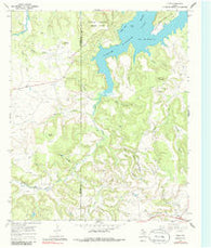 Brad Texas Historical topographic map, 1:24000 scale, 7.5 X 7.5 Minute, Year 1967
