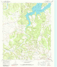 Brad Texas Historical topographic map, 1:24000 scale, 7.5 X 7.5 Minute, Year 1967