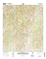 Bradford Creek Texas Current topographic map, 1:24000 scale, 7.5 X 7.5 Minute, Year 2016