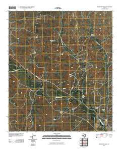 Bradford Draw Texas Historical topographic map, 1:24000 scale, 7.5 X 7.5 Minute, Year 2010