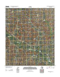 Bradford Draw Texas Historical topographic map, 1:24000 scale, 7.5 X 7.5 Minute, Year 2012