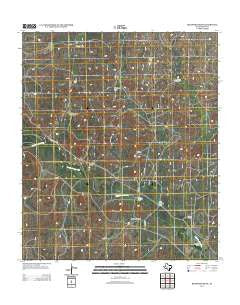 Bradford Draw Texas Historical topographic map, 1:24000 scale, 7.5 X 7.5 Minute, Year 2012