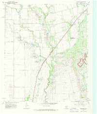 Bradshaw Texas Historical topographic map, 1:24000 scale, 7.5 X 7.5 Minute, Year 1967