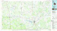 Brady Texas Historical topographic map, 1:100000 scale, 30 X 60 Minute, Year 1985