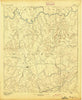 Brady Texas Historical topographic map, 1:125000 scale, 30 X 30 Minute, Year 1894
