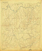 Brady Texas Historical topographic map, 1:125000 scale, 30 X 30 Minute, Year 1894
