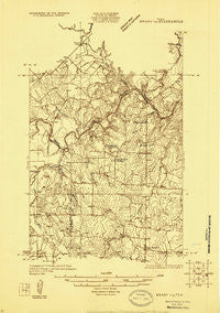 Brady 1-a Texas Historical topographic map, 1:48000 scale, 7.5 X 7.5 Minute, Year 1925