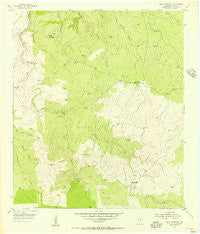 Brady Mountian Texas Historical topographic map, 1:24000 scale, 7.5 X 7.5 Minute, Year 1955