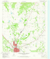 Brady North Texas Historical topographic map, 1:24000 scale, 7.5 X 7.5 Minute, Year 1960