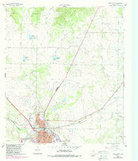Brady North Texas Historical topographic map, 1:24000 scale, 7.5 X 7.5 Minute, Year 1960