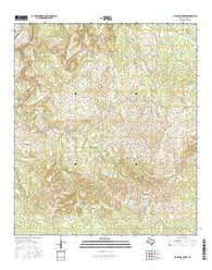 Brady Mountain Texas Current topographic map, 1:24000 scale, 7.5 X 7.5 Minute, Year 2016