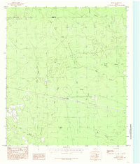 Bragg Texas Historical topographic map, 1:24000 scale, 7.5 X 7.5 Minute, Year 1984