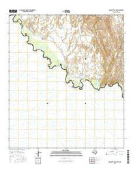Bramlett Ranch Texas Current topographic map, 1:24000 scale, 7.5 X 7.5 Minute, Year 2016