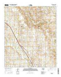 Brand Texas Current topographic map, 1:24000 scale, 7.5 X 7.5 Minute, Year 2016