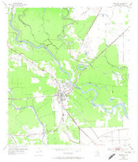 Brazoria Texas Historical topographic map, 1:24000 scale, 7.5 X 7.5 Minute, Year 1952