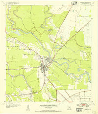 Brazoria Texas Historical topographic map, 1:24000 scale, 7.5 X 7.5 Minute, Year 1952