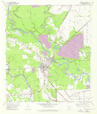Brazoria Texas Historical topographic map, 1:24000 scale, 7.5 X 7.5 Minute, Year 1952