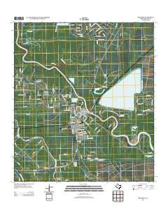 Brazoria Texas Historical topographic map, 1:24000 scale, 7.5 X 7.5 Minute, Year 2013