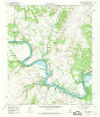 Brazos Point Texas Historical topographic map, 1:24000 scale, 7.5 X 7.5 Minute, Year 1968