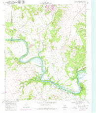 Brazos Point Texas Historical topographic map, 1:24000 scale, 7.5 X 7.5 Minute, Year 1968