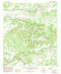 Brazos West Texas Historical topographic map, 1:24000 scale, 7.5 X 7.5 Minute, Year 1984