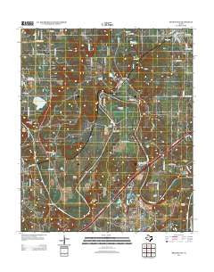 Brazos East Texas Historical topographic map, 1:24000 scale, 7.5 X 7.5 Minute, Year 2012