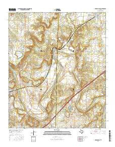 Brazos East Texas Current topographic map, 1:24000 scale, 7.5 X 7.5 Minute, Year 2016