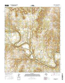 Brazos Point Texas Current topographic map, 1:24000 scale, 7.5 X 7.5 Minute, Year 2016