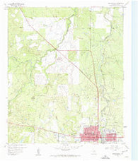 Breckenridge Texas Historical topographic map, 1:24000 scale, 7.5 X 7.5 Minute, Year 1958