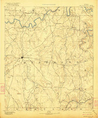Breckenridge Texas Historical topographic map, 1:125000 scale, 30 X 30 Minute, Year 1890