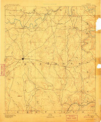 Breckenridge Texas Historical topographic map, 1:125000 scale, 30 X 30 Minute, Year 1890