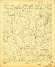 Breckenridge Texas Historical topographic map, 1:125000 scale, 30 X 30 Minute, Year 1890