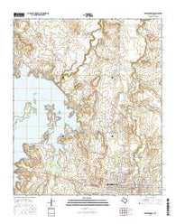 Breckenridge Texas Current topographic map, 1:24000 scale, 7.5 X 7.5 Minute, Year 2016