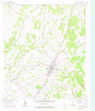 Bremond Texas Historical topographic map, 1:24000 scale, 7.5 X 7.5 Minute, Year 1962