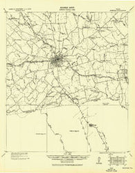 Brenham Texas Historical topographic map, 1:62500 scale, 15 X 15 Minute, Year 1930