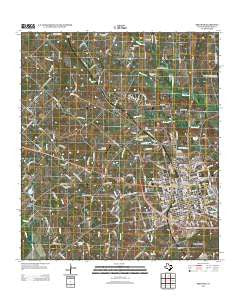 Brenham Texas Historical topographic map, 1:24000 scale, 7.5 X 7.5 Minute, Year 2013