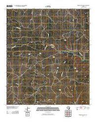 Brewer Hollow Texas Historical topographic map, 1:24000 scale, 7.5 X 7.5 Minute, Year 2010