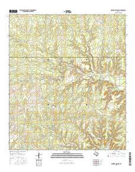 Brewer Hollow Texas Current topographic map, 1:24000 scale, 7.5 X 7.5 Minute, Year 2016