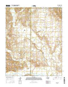 Brice Texas Current topographic map, 1:24000 scale, 7.5 X 7.5 Minute, Year 2016